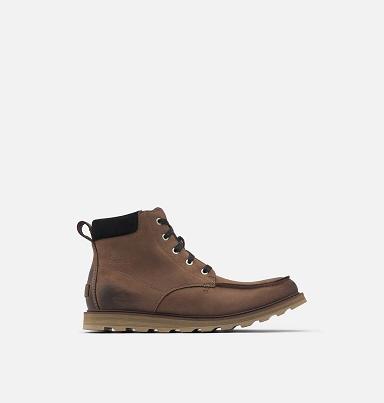 Sorel Madson Boots - Men's Waterproof Boots Black AU653718 Australia